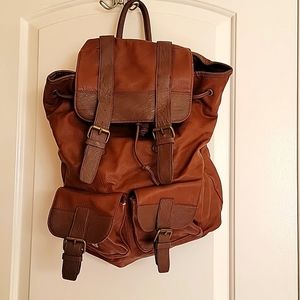 Aldo leather book bag men